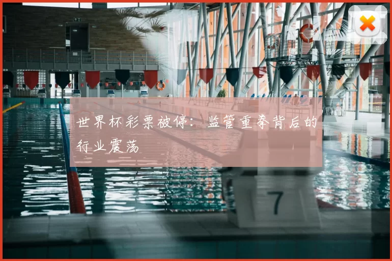 世界杯彩票被停:监管重拳背后的行业震荡